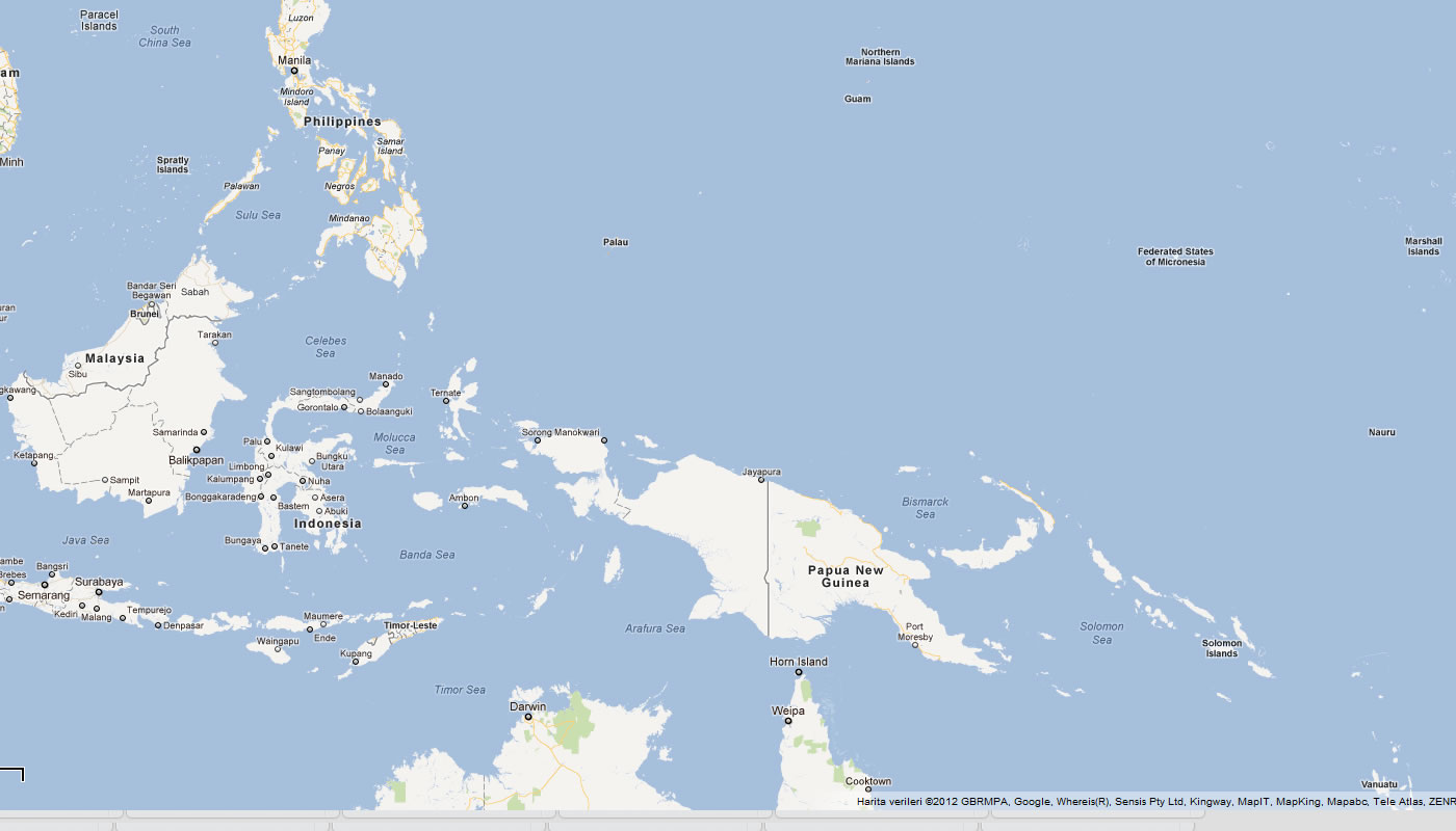 carte du iles mariannes du nord pacifique